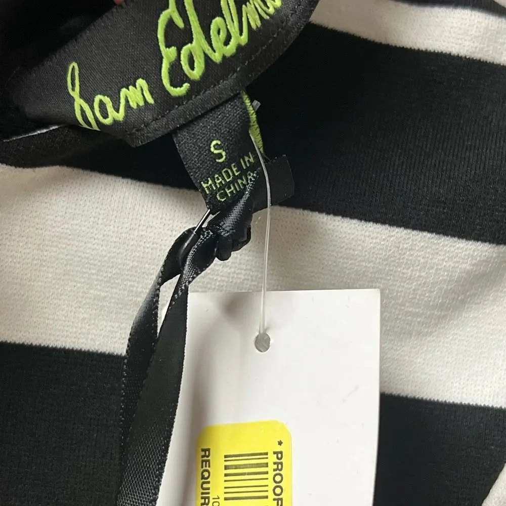 Sam Edelman Black & White Striped “Graphic Play” Top (Size S) – NWT - Picture 3 of 10